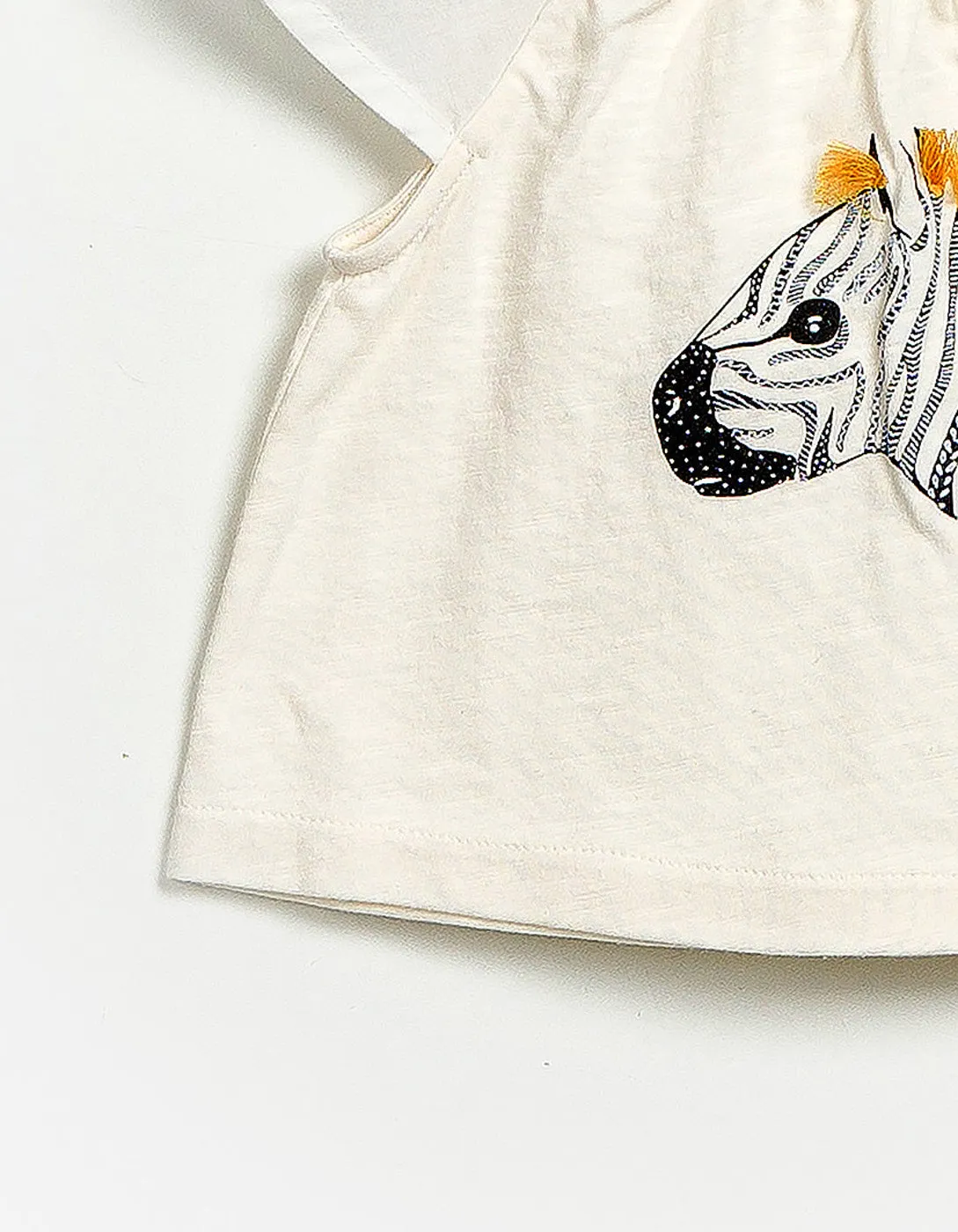 Baby Girls Flame Jersey Tank Top