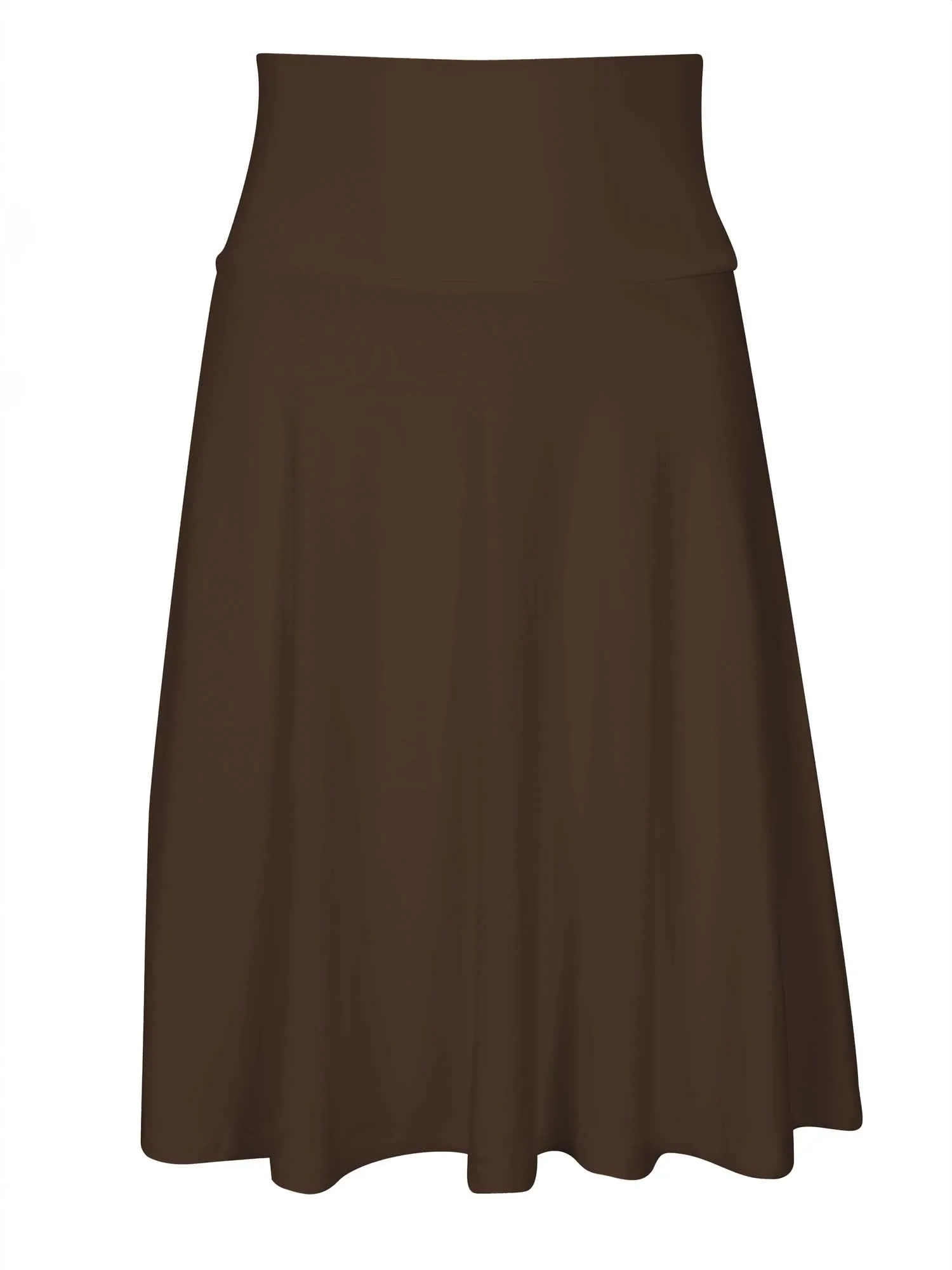 Bamboo Swishy Skirt Mini - Cocoa