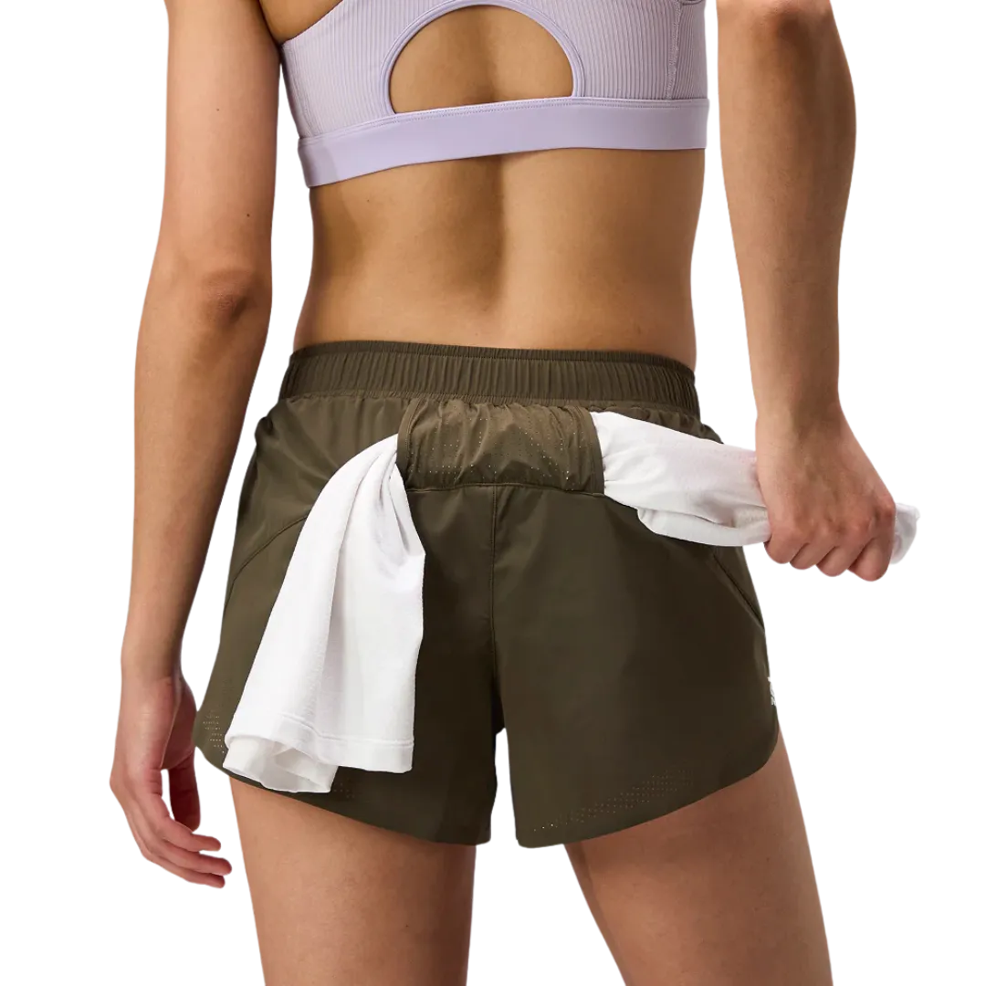 Bandit Running Womens Vento 4" Training Short - Dark Fatigue
