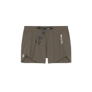 Bandit Running Womens Vento 4" Training Short - Dark Fatigue