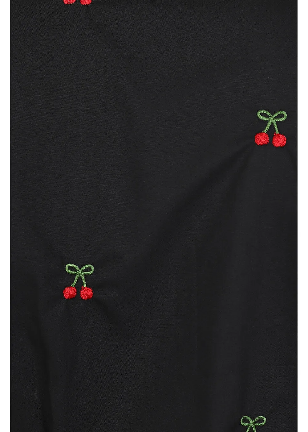 Banned Cherry Vibes Blouse Black
