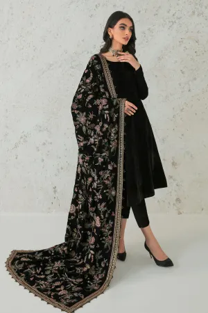 BAROQUE | EMBROIDERED VELVET SHAWL '23 | VS-33