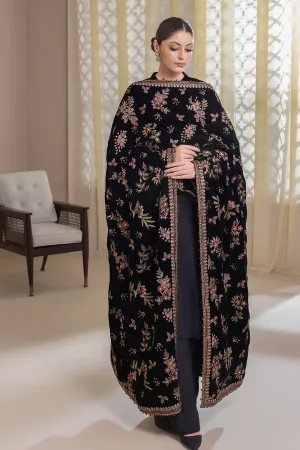 BAROQUE | EMBROIDERED VELVET SHAWL '23 | VS-39
