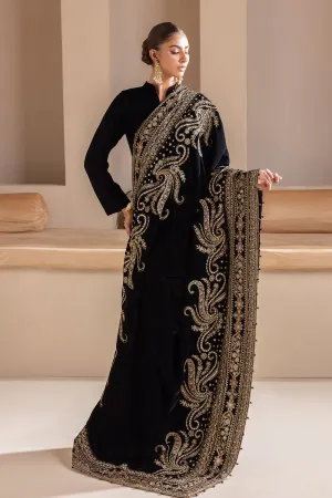 BAROQUE | EMBROIDERED VELVET SHAWL '23 | VS-43