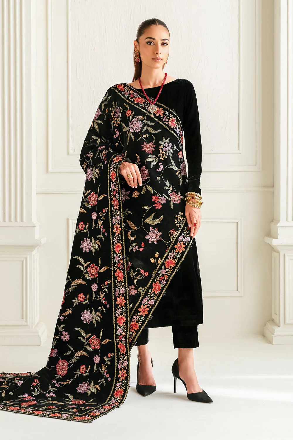 BAROQUE | Velvet Shawl -VS-50