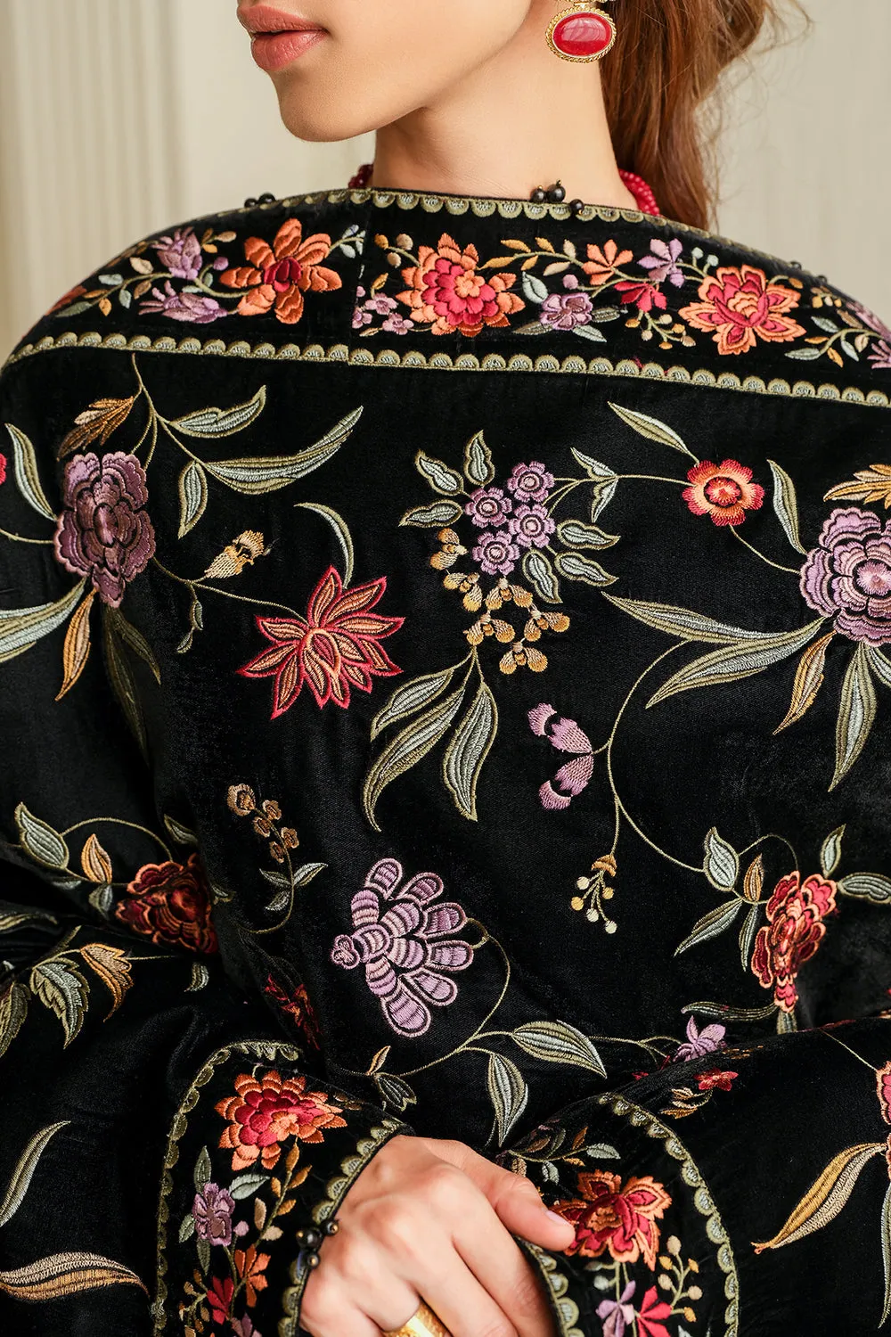 BAROQUE | Velvet Shawl -VS-50