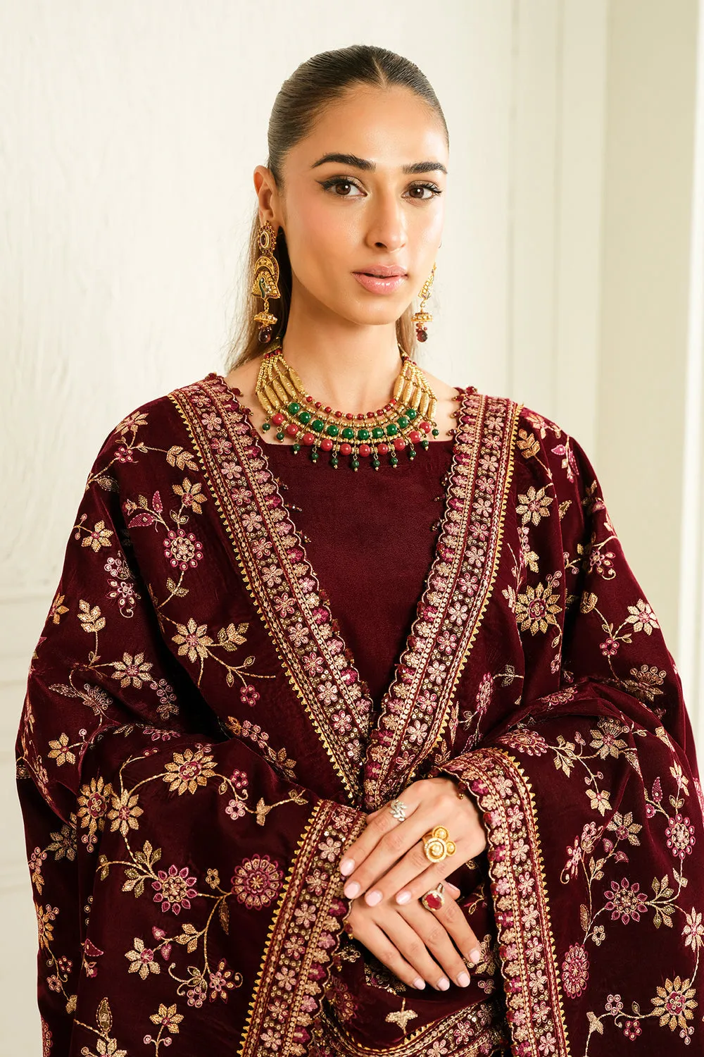 BAROQUE | Velvet Shawl -VS-52