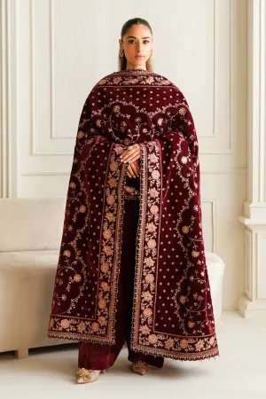 BAROQUE | Velvet Shawl -VS-56