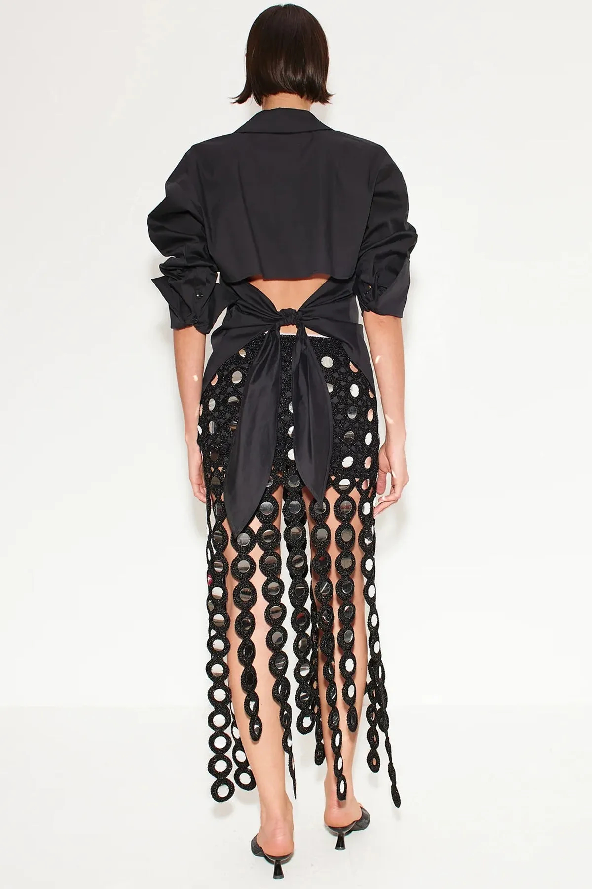 Beep Beep Mirror Maxi Skirt