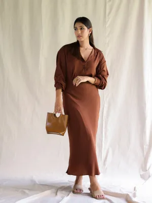 Bias Maxi Skirt