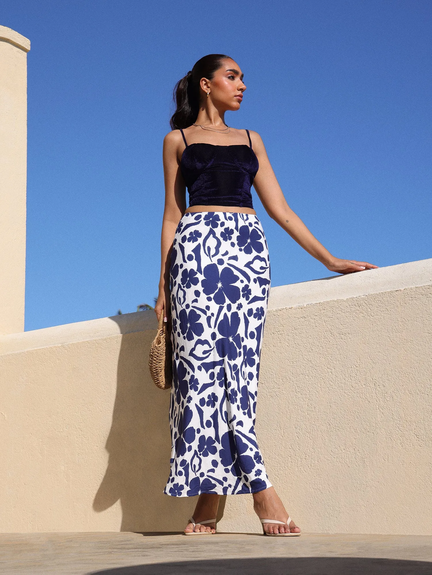 Bias Maxi Skirt