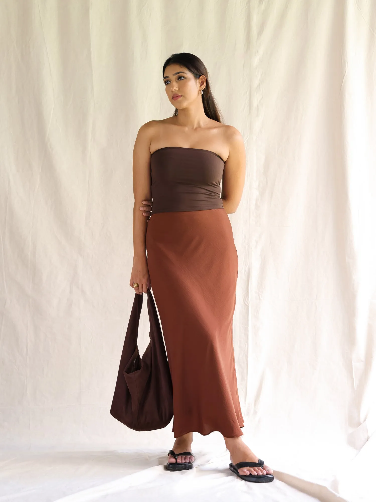 Bias Maxi Skirt