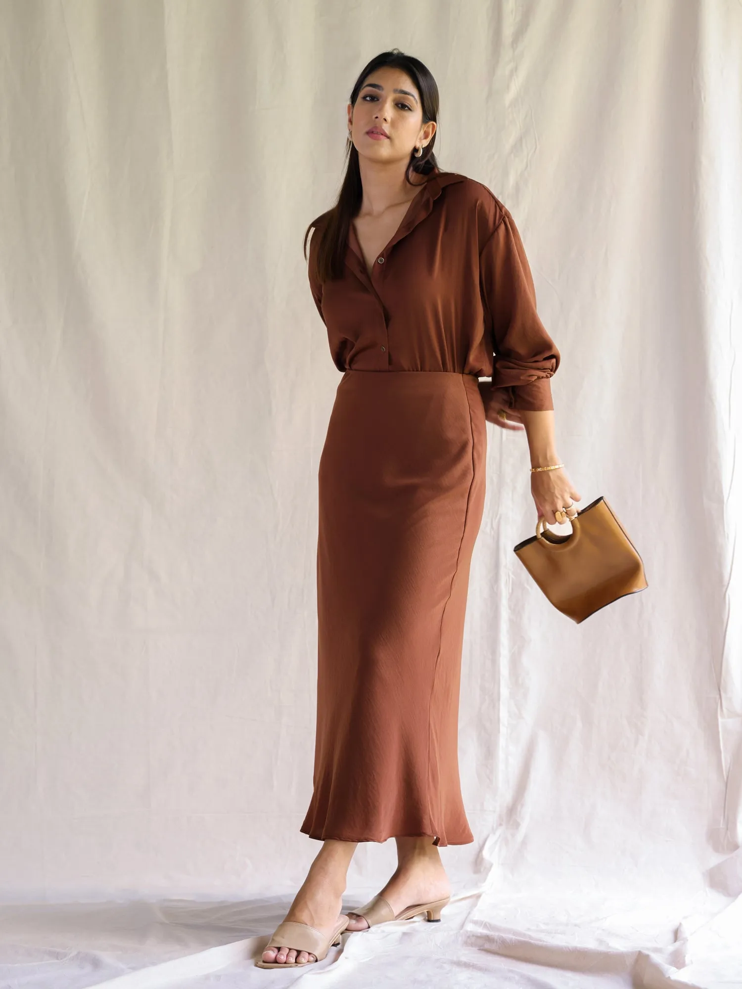 Bias Maxi Skirt