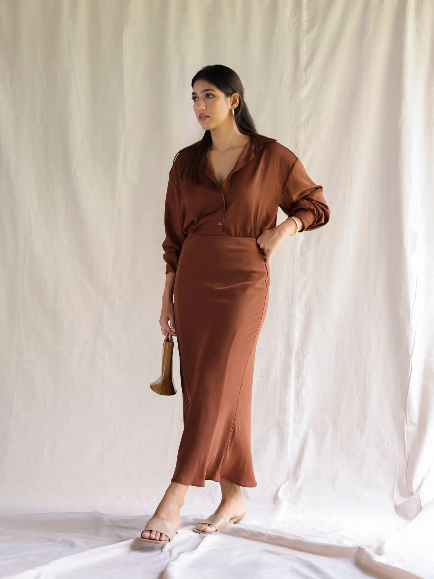 Bias Maxi Skirt