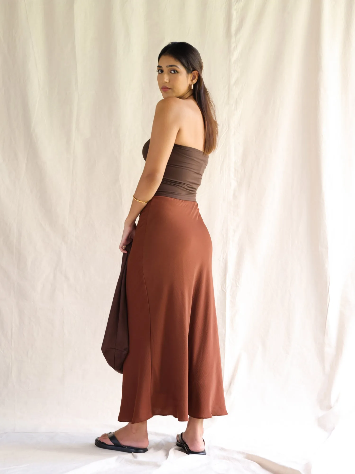 Bias Maxi Skirt