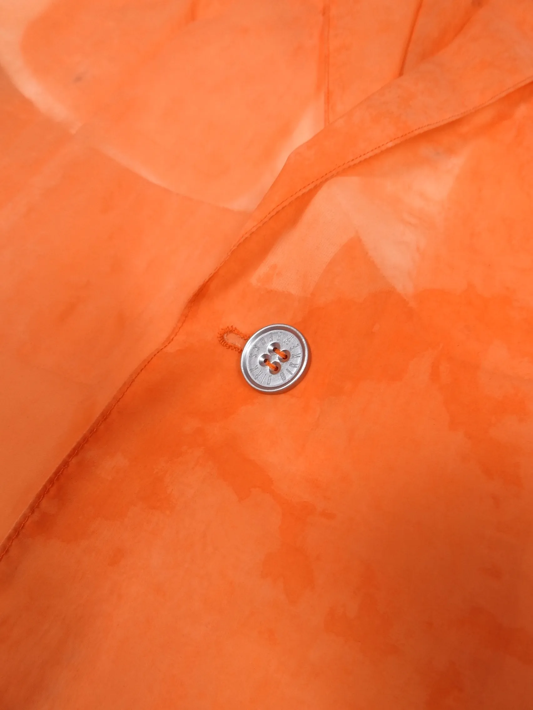 Birk Bikkembergs Orange Sheer Blazer Size 50