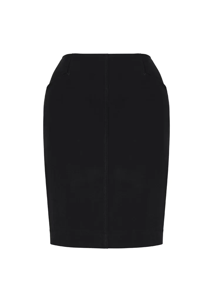 Biz Corporate Womens Bandless Pencil Skirt (20717)