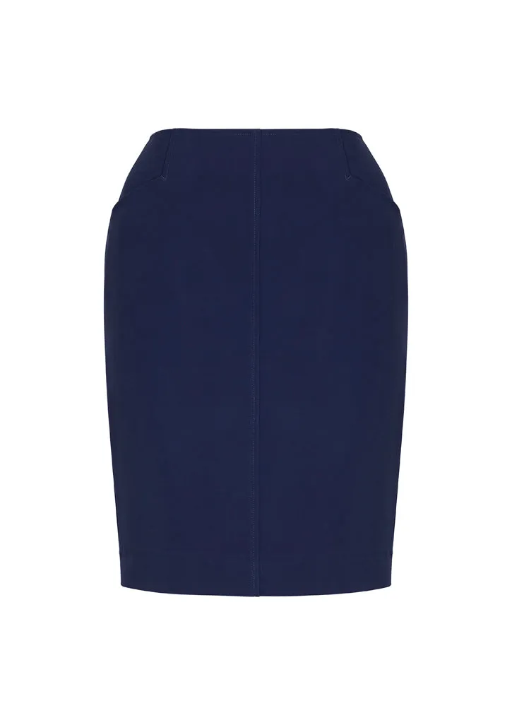 Biz Corporate Womens Bandless Pencil Skirt (20717)