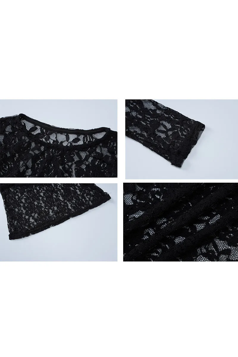 BK0533 Lace Maxi Dress