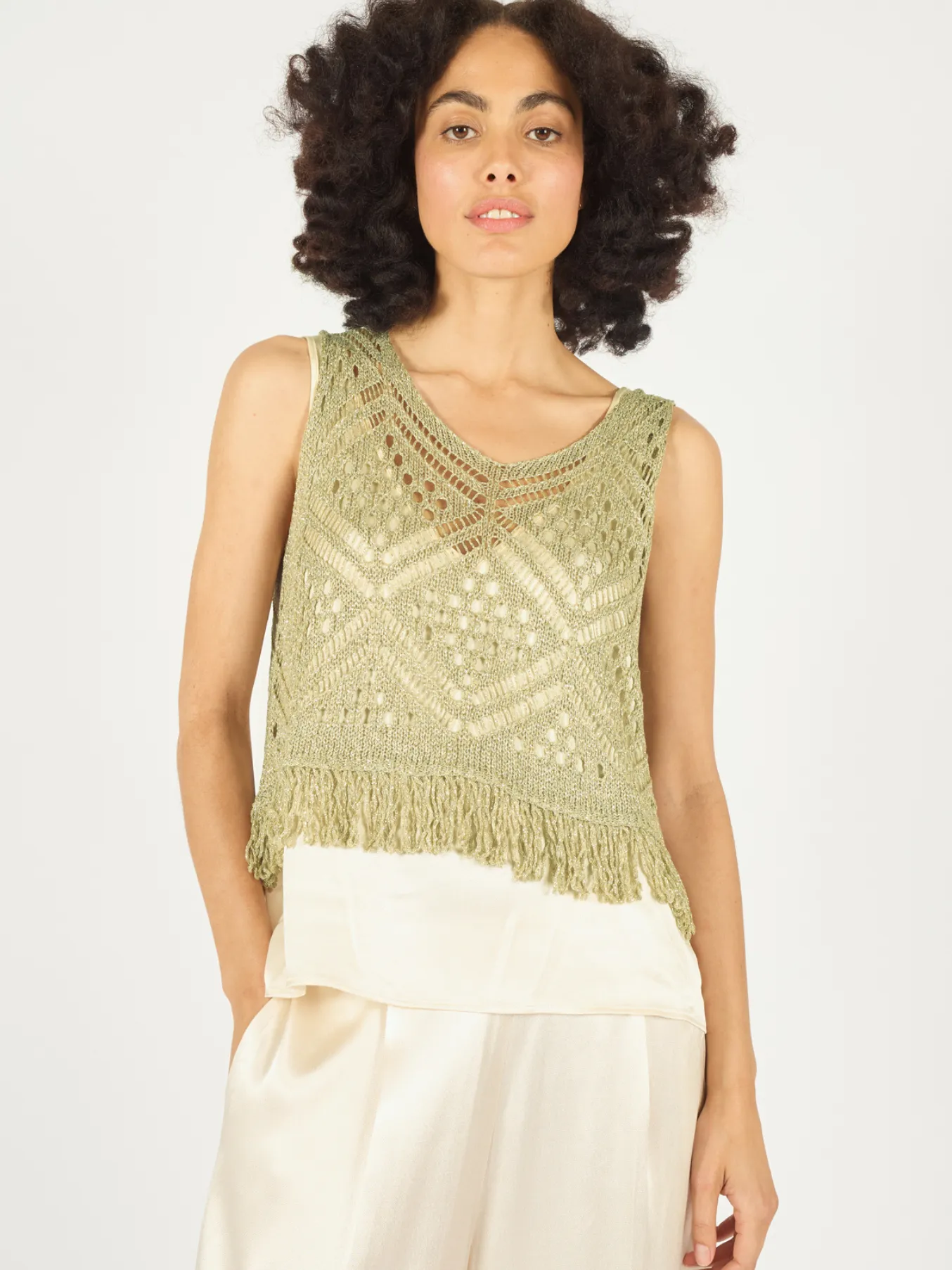 Black Crochet Bella Top