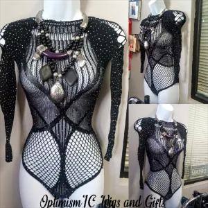 Black Patterned Sparkle Cover ups $5 OptimismIC Wigs and Gifts West St Paul