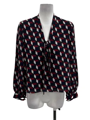 Black Printed Blouse
