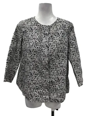Black Printed Top