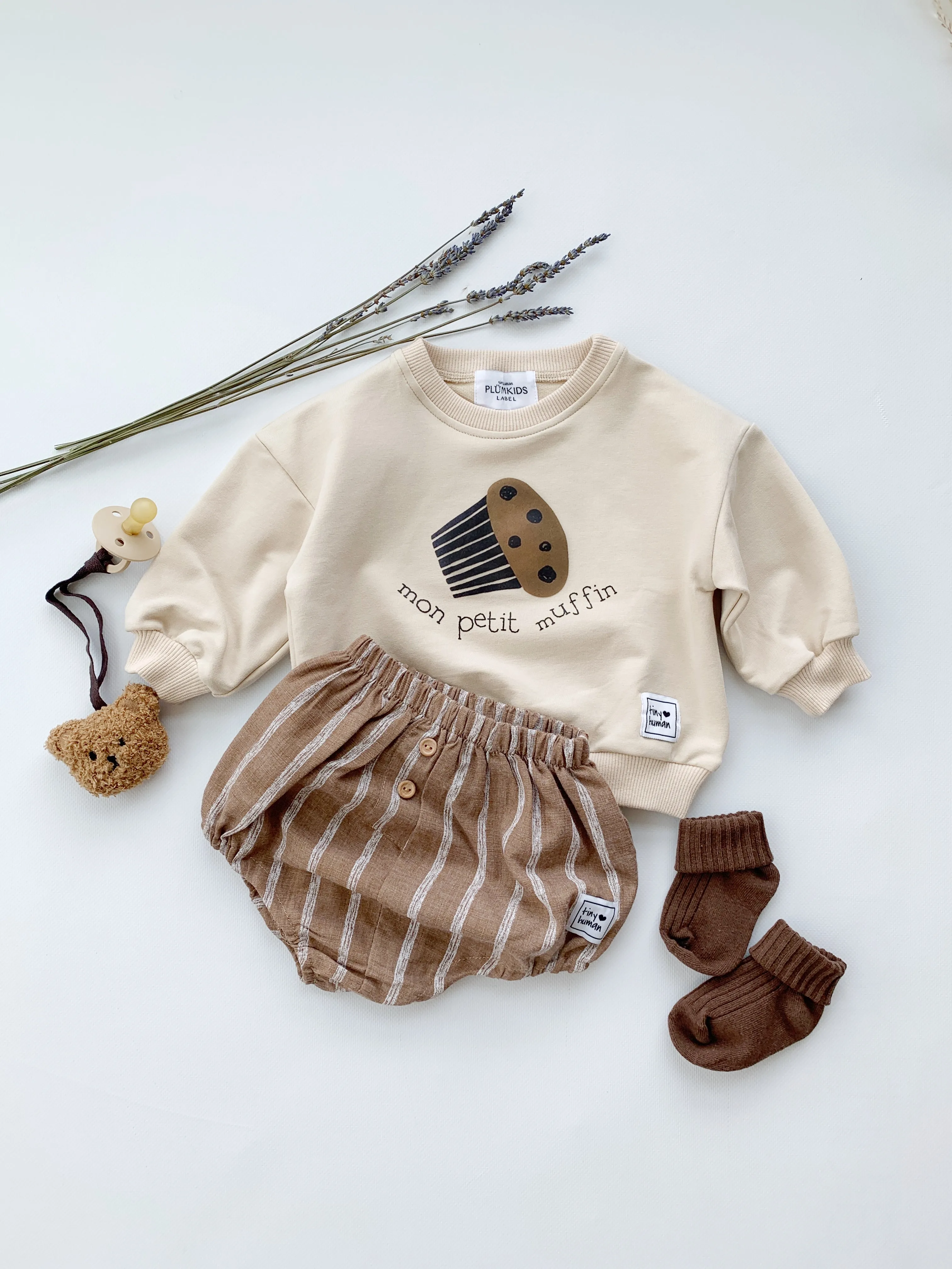 bloomers - aegean sand stripe
