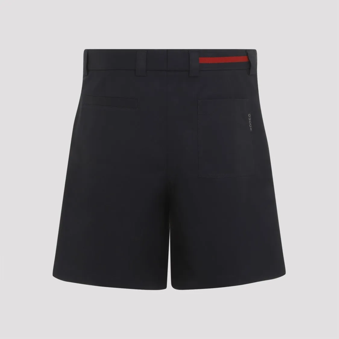 Blue Cotton Shorts