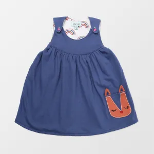 Blue Rainbow Print Dress