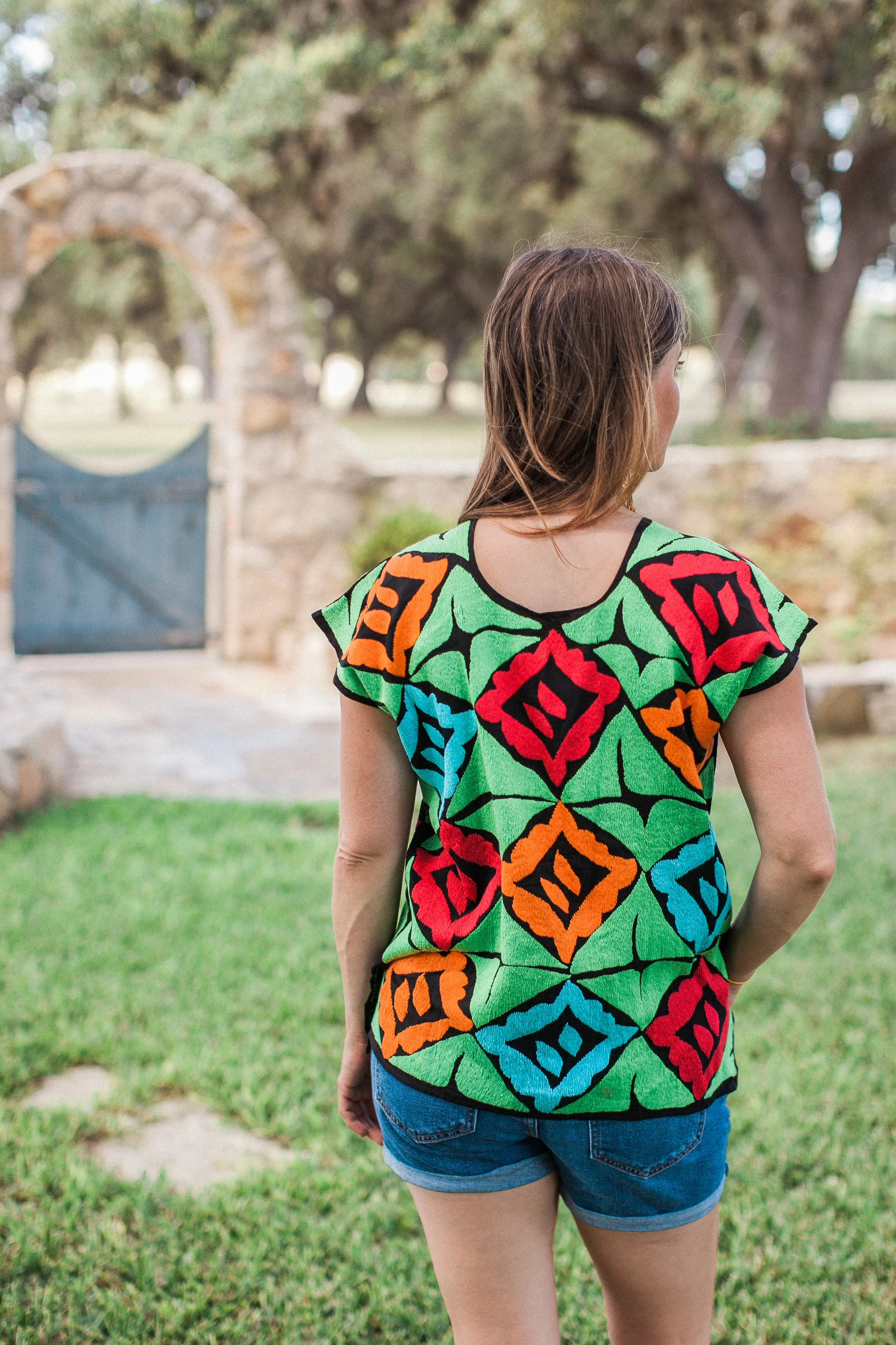 Blusa de Otomi con Verde