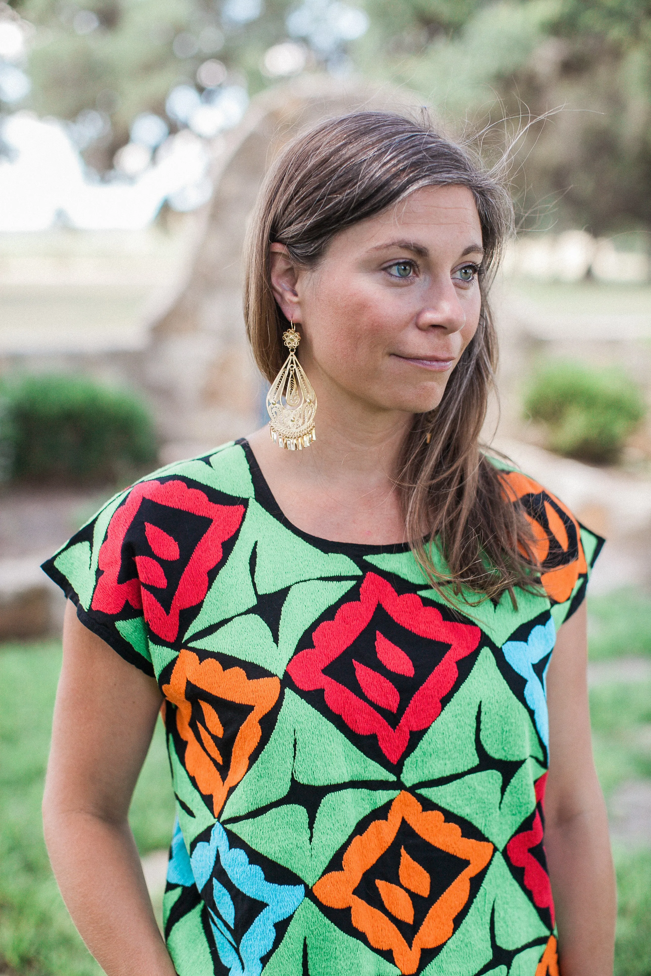 Blusa de Otomi con Verde