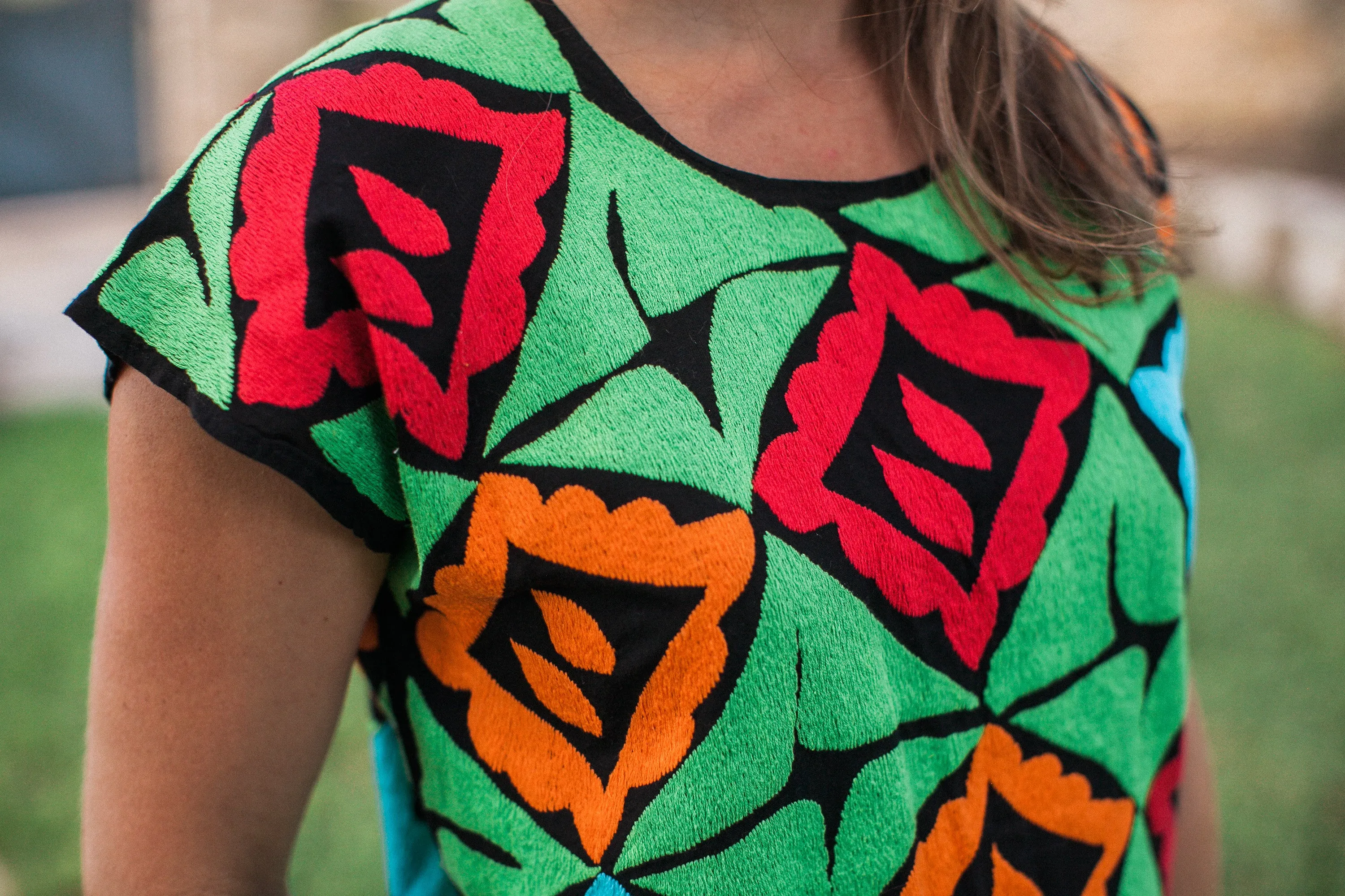 Blusa de Otomi con Verde