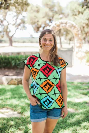Blusa de Otomi con Verde
