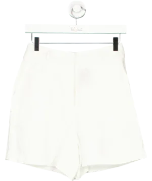 Boden White Westbourne Linen Shorts UK 6