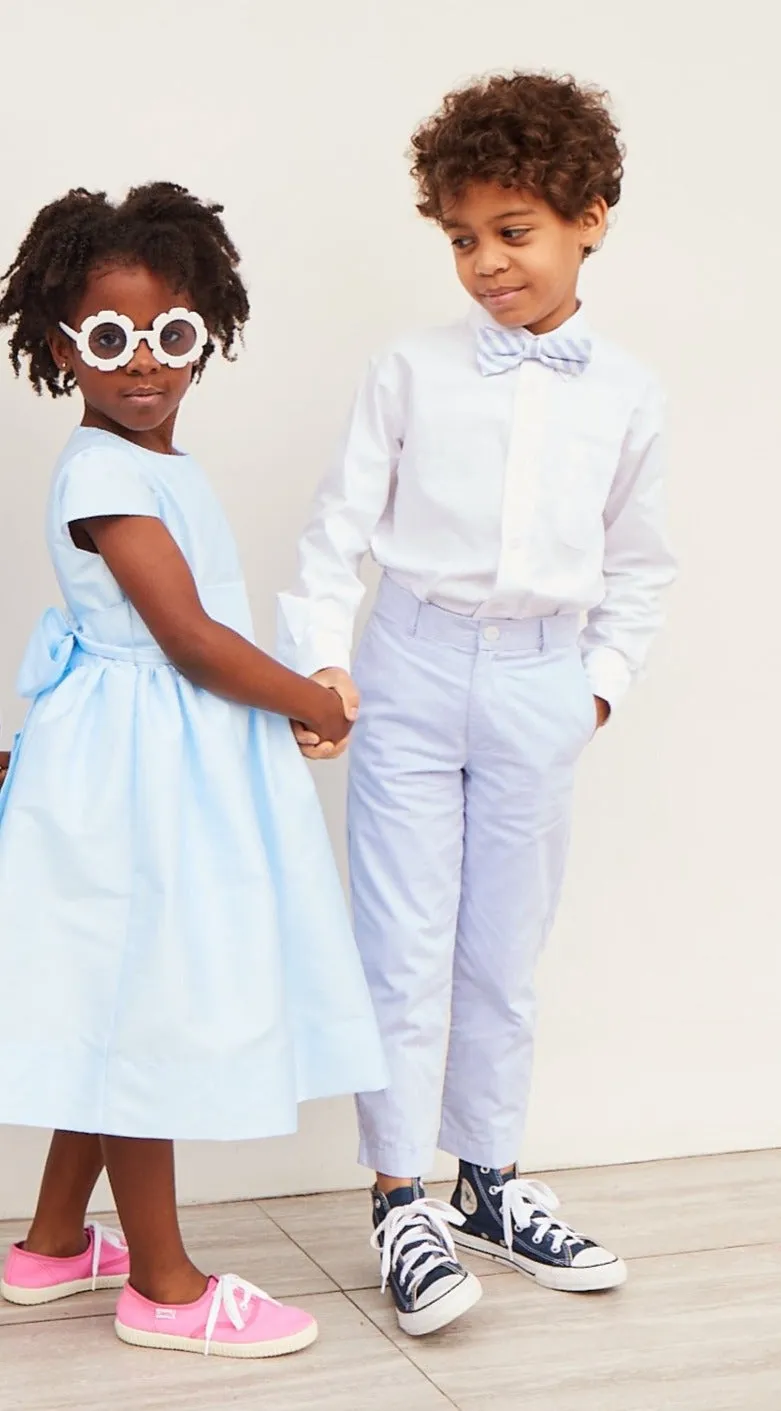 Boy's Suiting Pant -- Blue Chambray