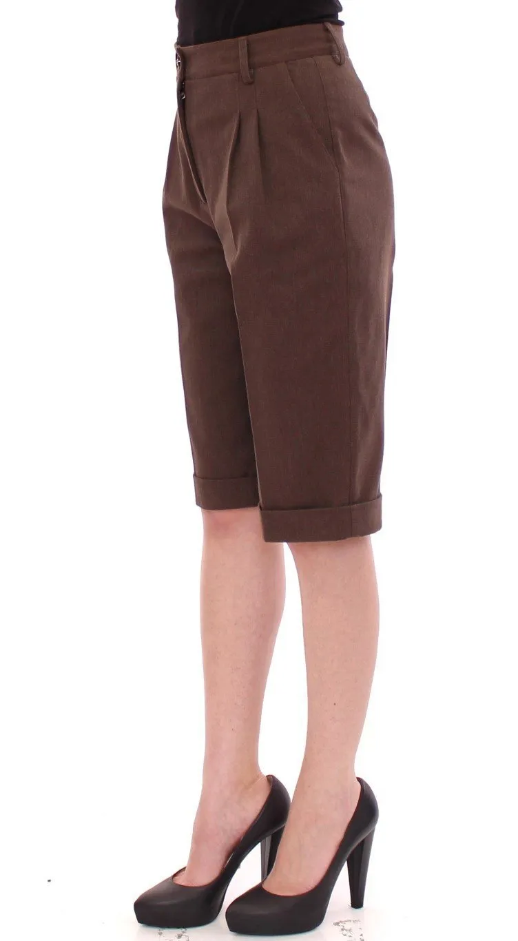 Brown cotton shorts pants