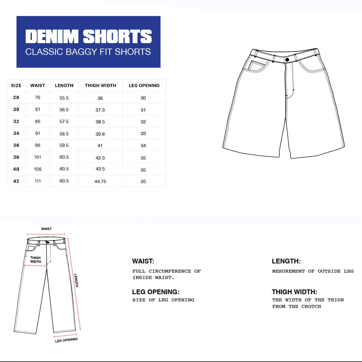 Butter Goods - Sorcerer Baggy Denim Shorts Washed Black