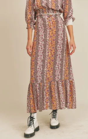 Button Down Maxi Skirt