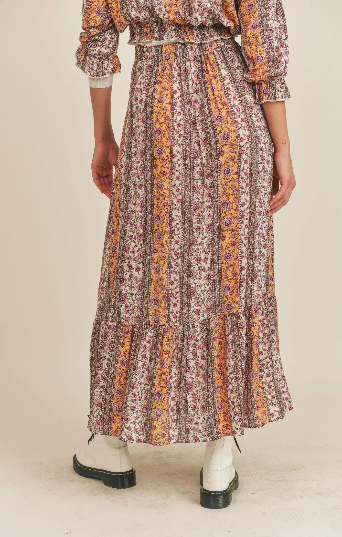 Button Down Maxi Skirt