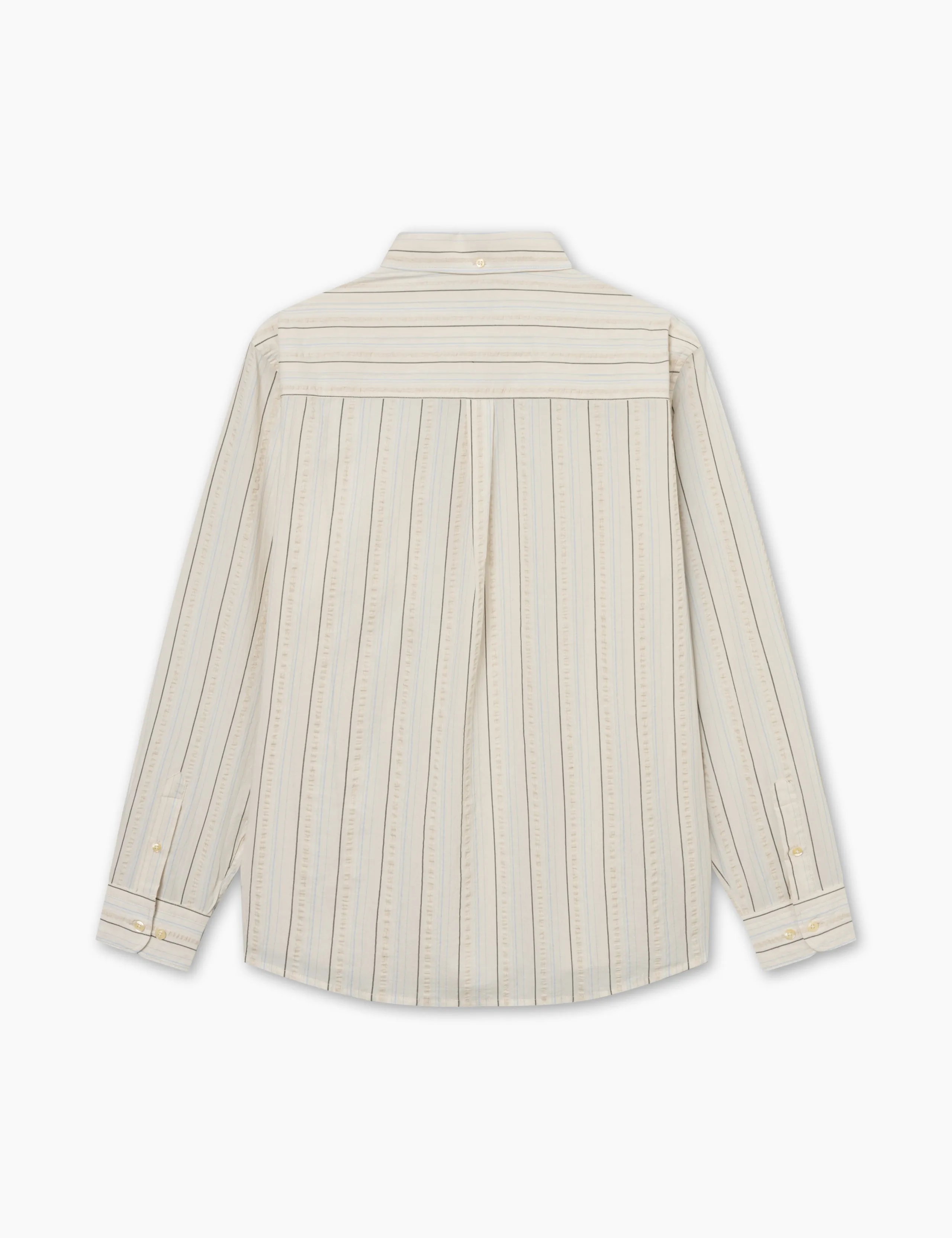CAMP SEERSUCKER SHIRT - CLOUD STRIPE