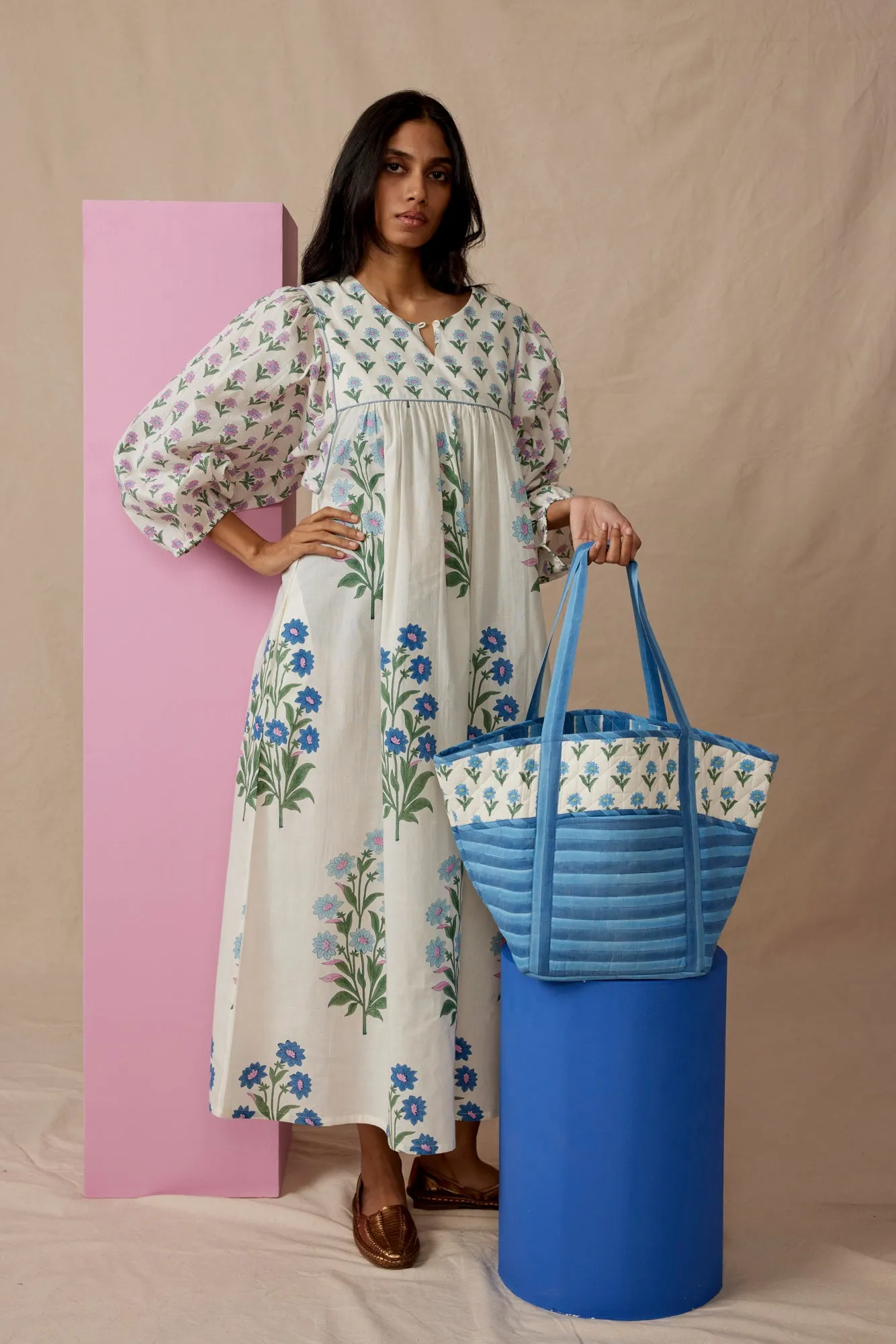 Capri Kaftan in Summer Kashmir Flower