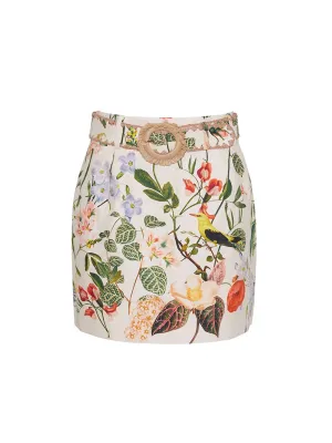 Cara Cara Blaze Mini Skirt in Nectar Egret