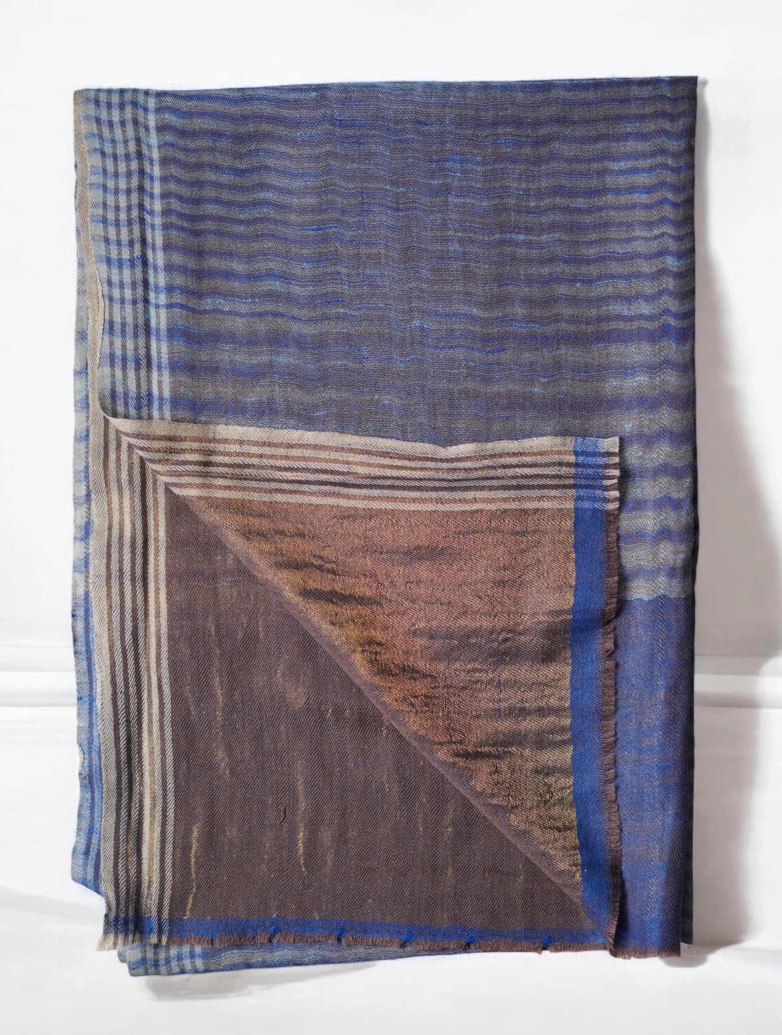 Cashmere Reversible/ Zari Scarf