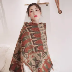 Cashmere Shawl Winter Fashion Thicken Scarf Warms Students'Necks and Thicker Shawls