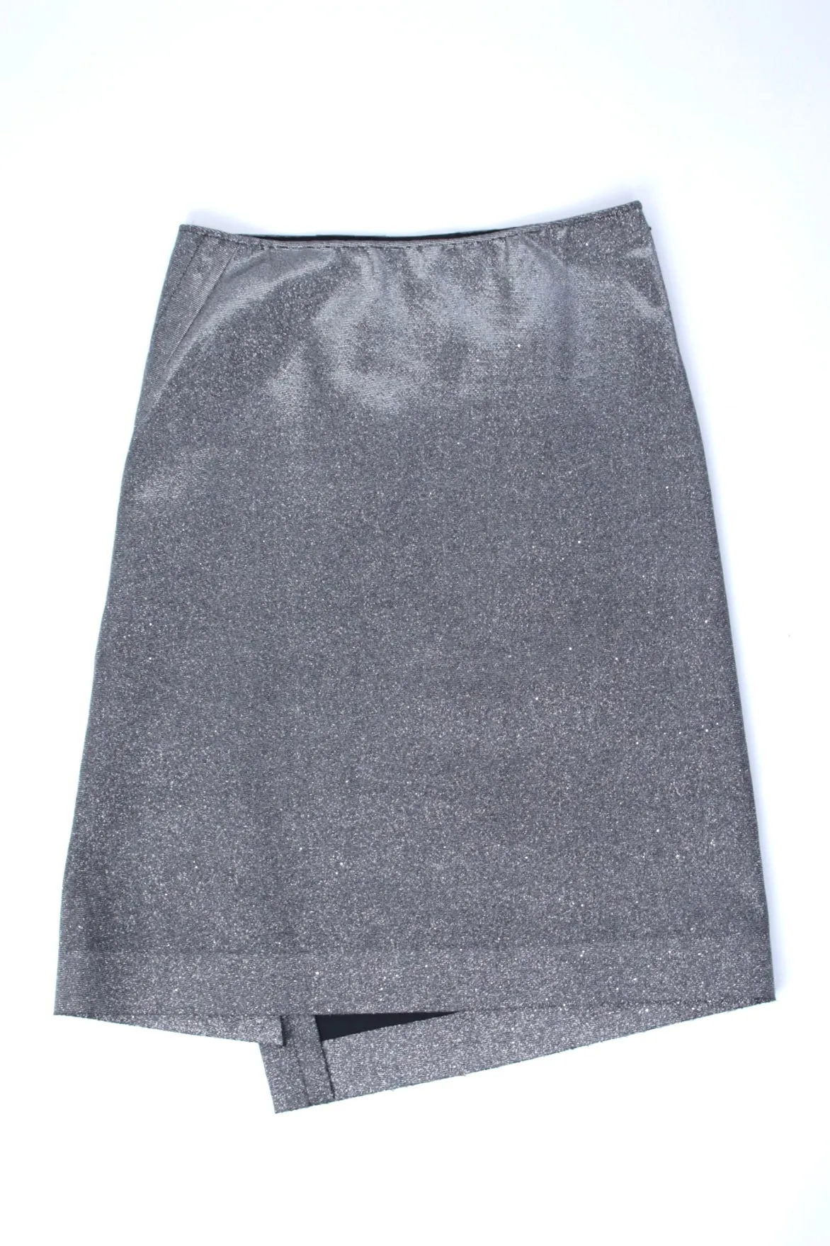Cedric Charlier Silver Glitter Skirt*