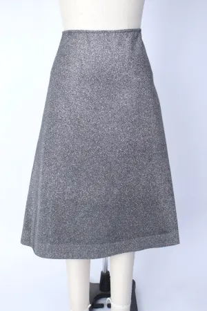Cedric Charlier Silver Glitter Skirt*