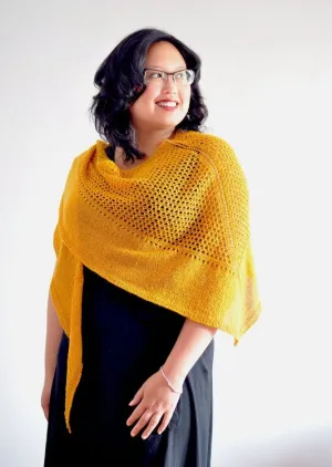 Cerasus Shawl, Laura Chau. Print Knitting Pattern