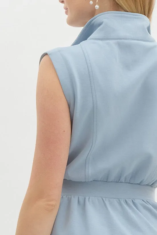 Chambray Knit Dress (E0)