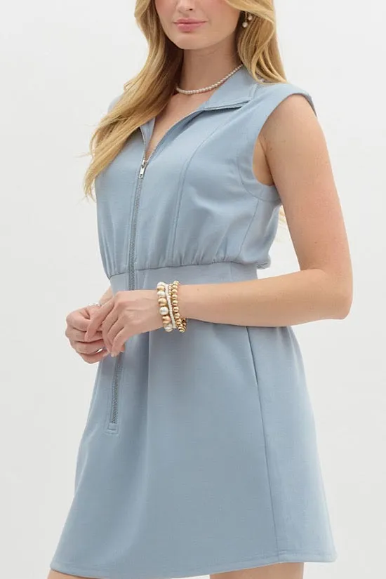 Chambray Knit Dress (E0)